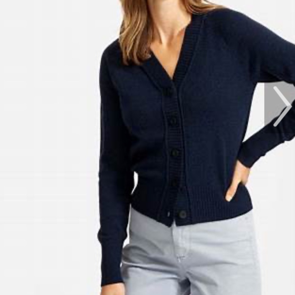 Everlane ReCashmere Varsity Cardigan